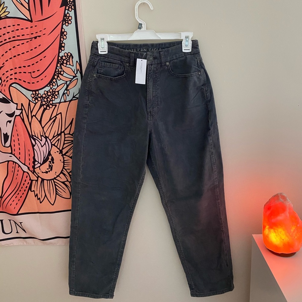 Corduroy jeans.